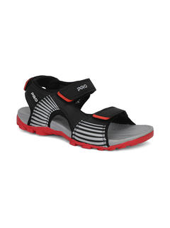 Pro Black Casual Floater Sandal for Men 