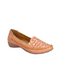 Sharon Women Peach Casual Loafers 
