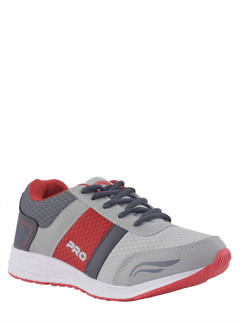 Pro Grey Casual Sports Shoes for Boys