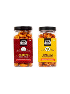 Chilli Garlic & Thai Sweet Chilli Cashews Nut 150 gm (Pack of 2)