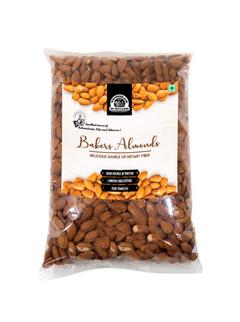 California Bakers Almonds 1 Kg Slightly Chipped (Same Taste and Nutrition Value) Best for Baking Purpose and Soaking Overnight