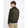 Olive Solid Straight Fit Bomber Jacket