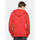 Red Solid Straight Fit Sweatshirt