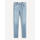 Light Blue Solid Tapered Jeans