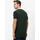 Dark Green and Navy Colourblock Polo T-Shirt