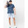 Men's Light Blue Slim Fit Denim Shorts