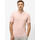 Pink Solid Straight Fit Polo T-Shirt