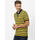 Yellow Striped Straight Fit Polo T-Shirt