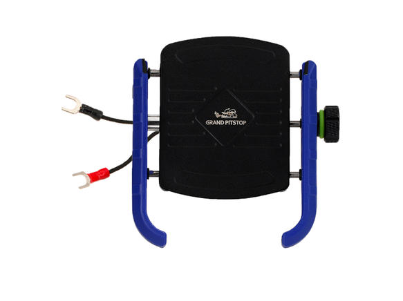 GrandPitstop Jaw-Grip Mobile Holder Mount with Charger - Blue