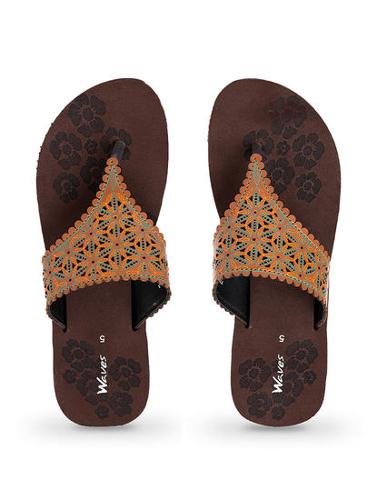 khadim's waves slippers for ladies