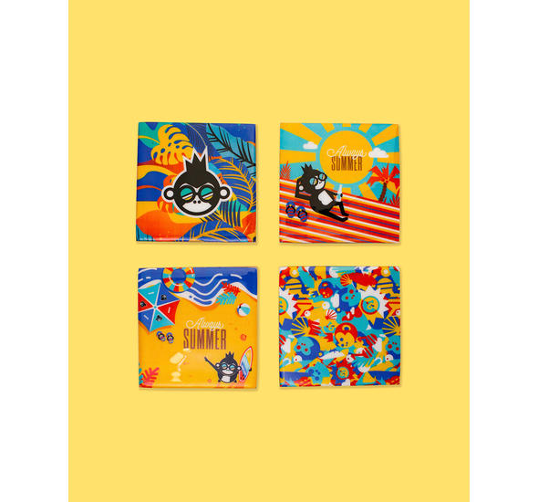 Bira 91 Summer Coasters (set of 4)
