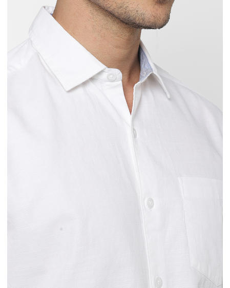 Solid White Shirt