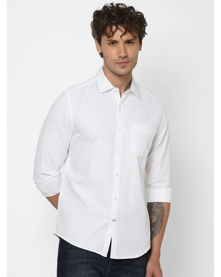 Solid White Shirt