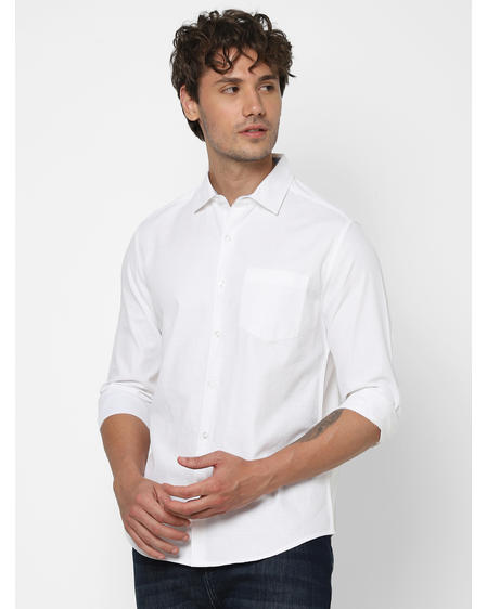 Solid White Shirt