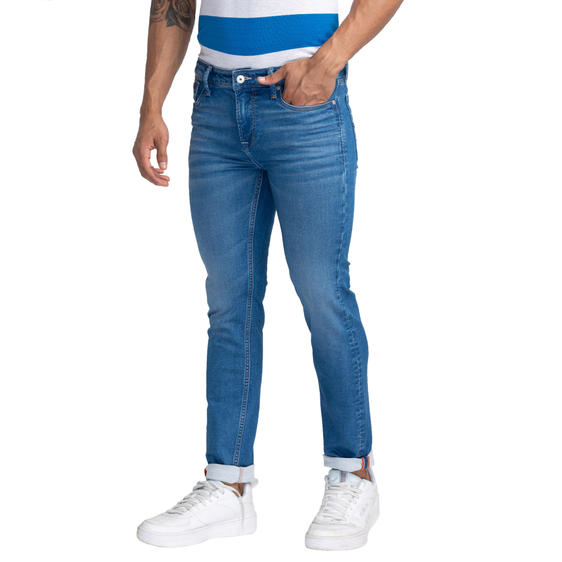 Buy Blue Solid Ankle Fit Jeans for Men Online at Killer Jeans 504946