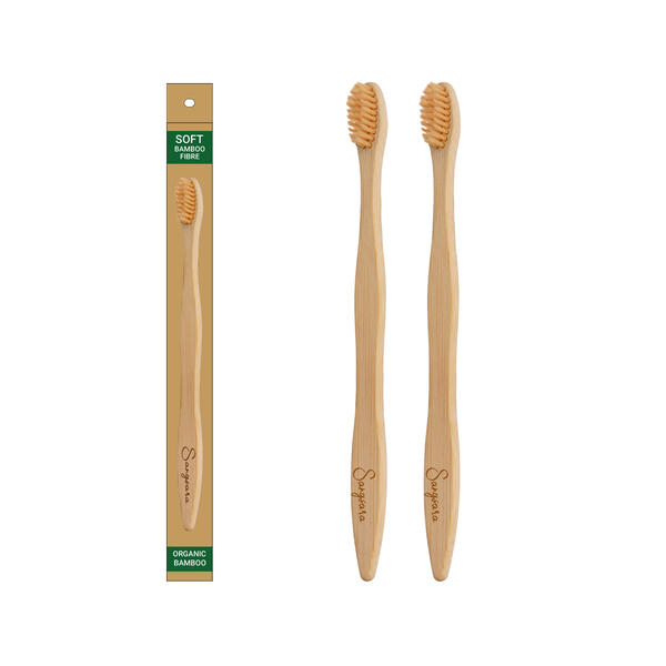 Sangsara Bamboo Toothbrush Pack of 2