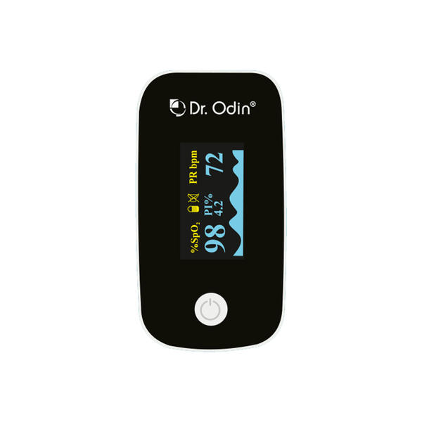 Pulse Oximeter with PI% Black Color