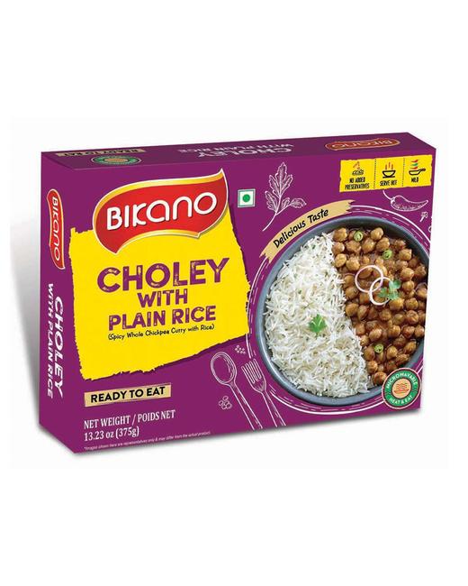 Bikano Choley with Plain Rice