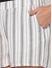 Elegant Striped Cotton Lounge Shorts
