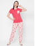 Cute Peach Cotton Pyjama Set