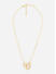 Toniq Gold Plated Trendy Linked circle Pendant Chunky Party Charm Necklace 