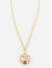 Toniq Gold Plated Evil Eye Pendant Charm Party Necklace For Women