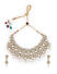  Zubeida Gold Wedding Ethnic Traditional Kundan & Pearls Jewellery Set For Women(1 Necklace+ 1 Pair Earrings)