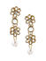  Zubeida Gold Wedding Ethnic Traditional Kundan & Pearls Jewellery Set For Women(1 Necklace+ 1 Pair Earrings)