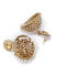 Ethinic Indian Traditional Gold  Pearl and CZ Diamond Embellished Jhumka Earrings For Women