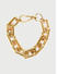 Toniq Gold Plated Linked Chunky Bold Party Bracelet 