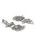 Silver-Toned Fusion Tribal Contemporary Drop Earrings For Women