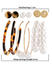 Toniq Hear me Roar Set Of 6 Mix And Match Gold Pearl Studs and Hoop Earrings Set For Women