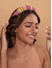 Toniq Rainbow Dreams Hand Beaded Hair Band For Women