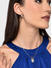 Amavi AD Stone embellished Pendant & Earrings Set For Women
