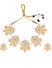  Dilwale Wedding Ethnic Indian Traditional Kundan & Pearl Jewellery Set For Women(1 Necklace+1 Earrings)