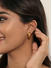 Toniq Gold Half Hoops Earrings For Women