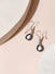 Toniq Set Of 2 Black & White Stone Teardrop Casual Earrings For Women