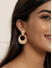 Toniq Gold Elegant Dainty Pearl Drop Earrings For Women