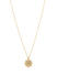 Toniq Gold Personalized Initial "P" Minimal Alphabet Necklace For Women