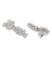 Silver -Plated Cz Floral Drop Earring For Women