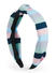 Toniq Rainbow Striped Pastel Color Top Knot Hair Band For Women