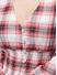 Red Checked Crop Top