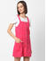 Bright Pink Pinafore Dress