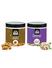 350g Dry Fruits Food Grade Reusable Jars (Cashews 200g with Walnut Kernels 150g)