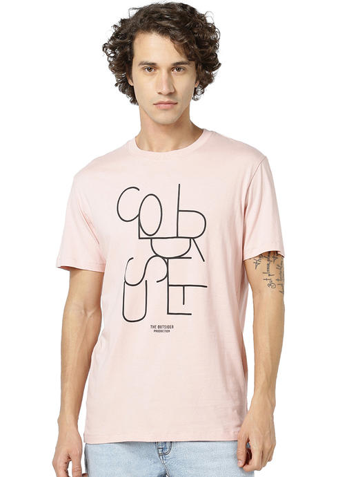 100% Cotton Pink T-Shirt