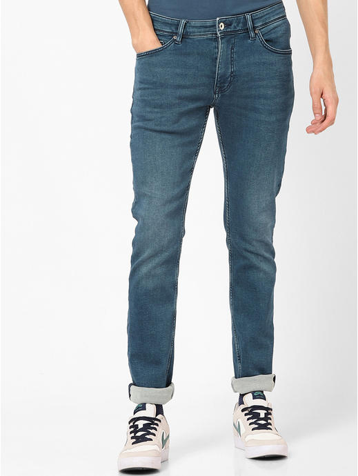 Double stone straight fit jeans