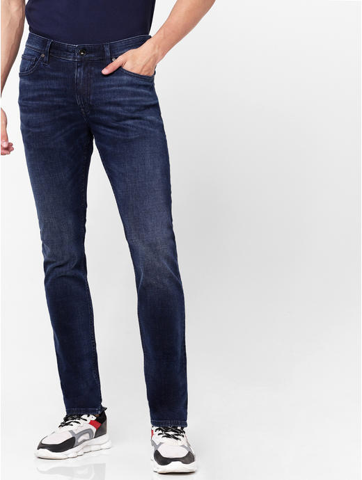 Men's Dark Indigo Slim Fit Jeans