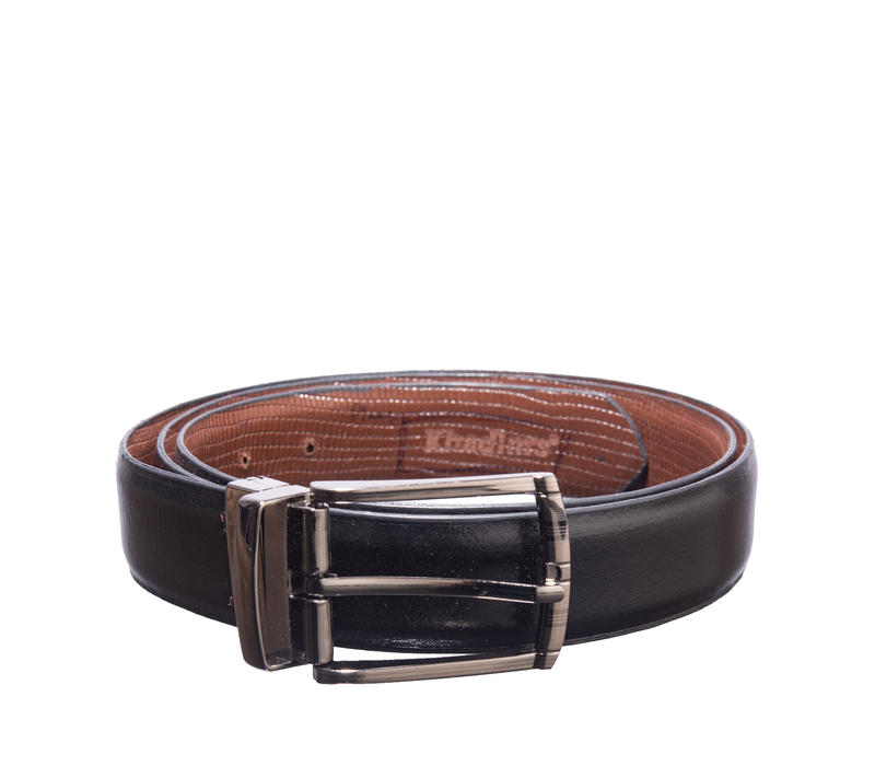 Khadim Men Multicolour Leather Belt (Reversible)