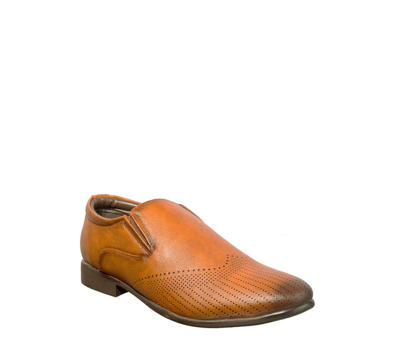 Lazard Tan Slip On Formal Shoe for Men