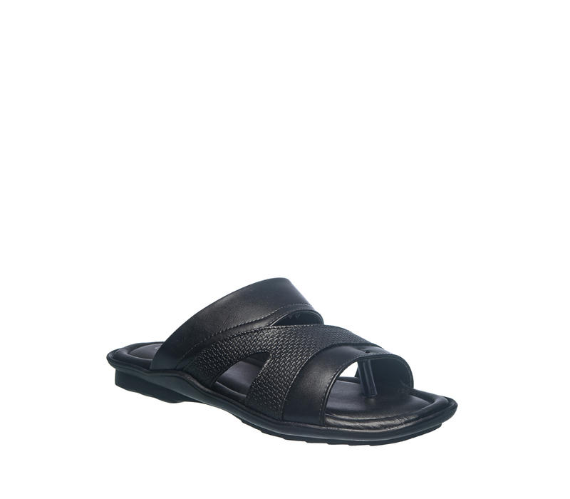 Lazard Black Casual Slip-On Sandal for Men